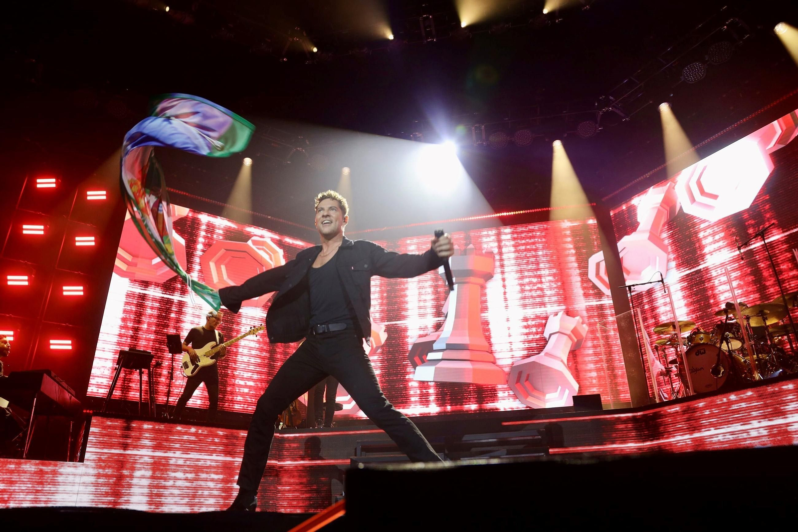 Concierto del artista David Bisbal en el Martín Carpena de Málaga en junio 2024.