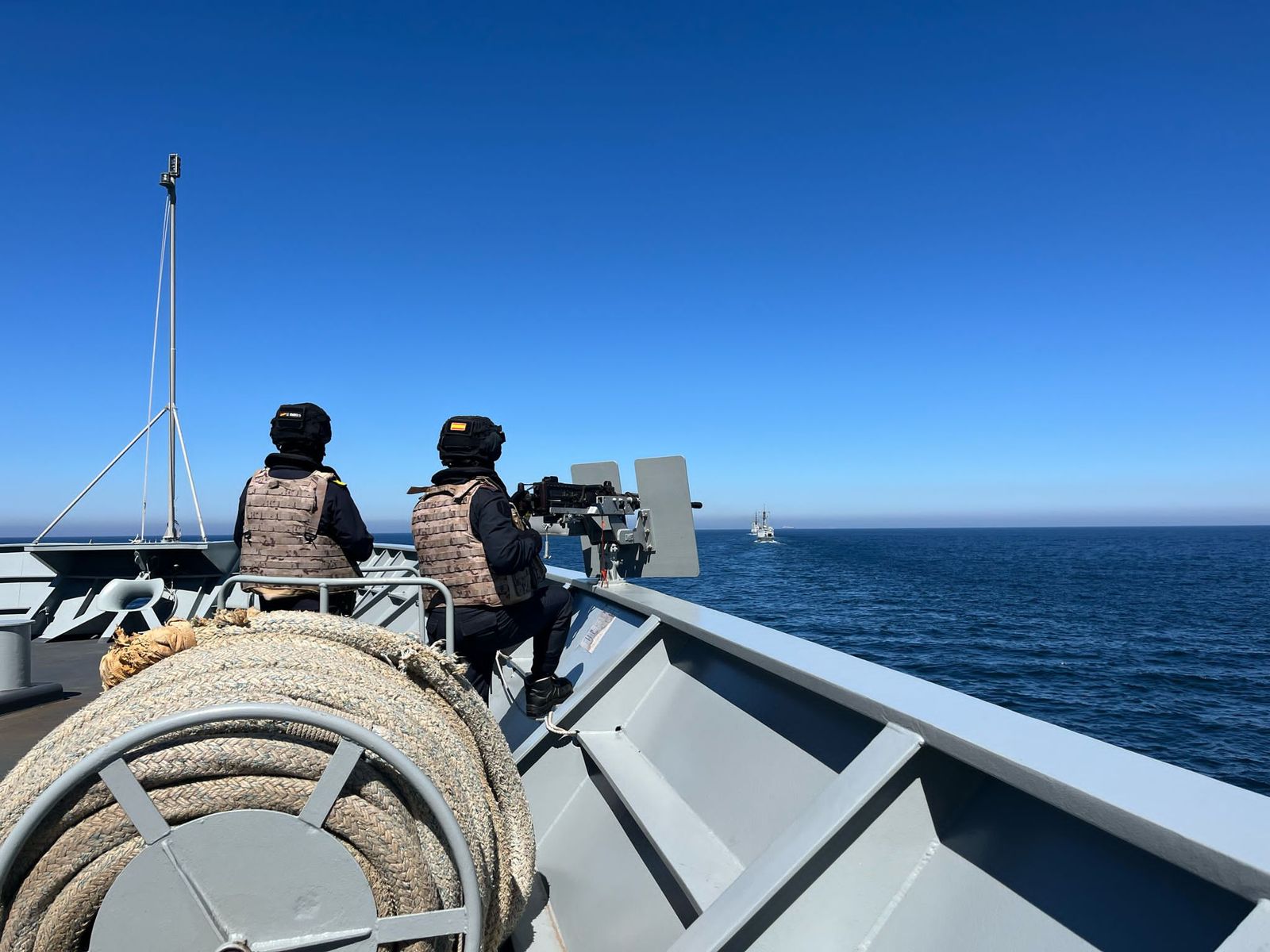 Las fotos del mayor ejercicio de los últimos años en el Estrecho de Gibraltar y el Golfo de Cádiz de la Armada y la OTAN