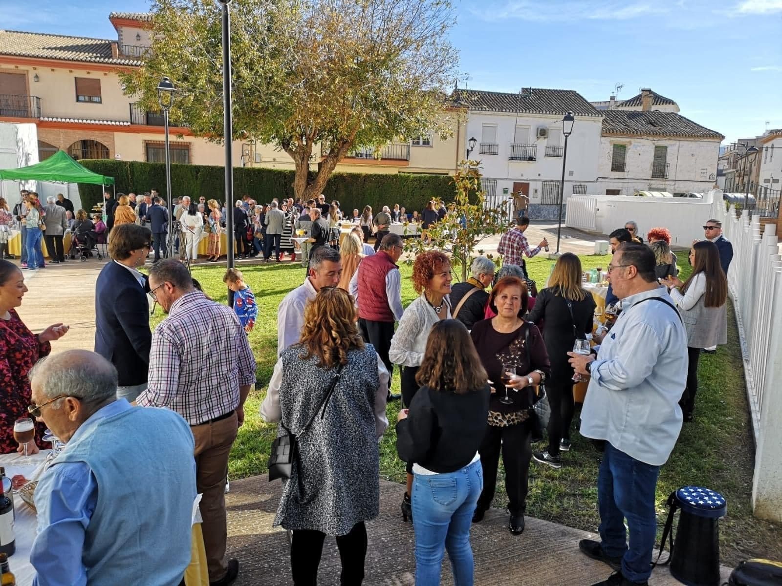 Imagen del día de la inauguración del centro de día