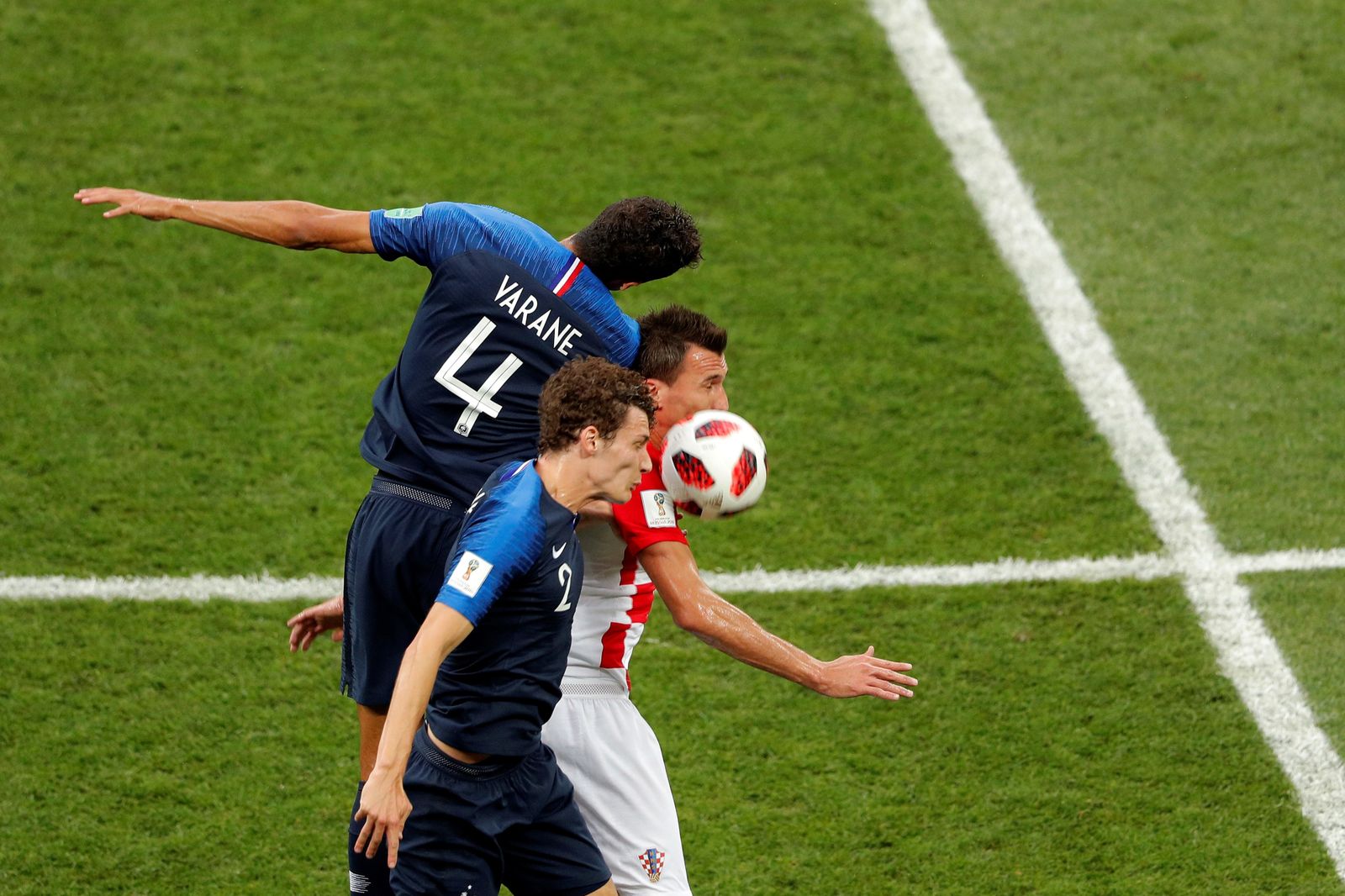 El Francia-Croacia de la final del Mundial de Rusia, en imágenes