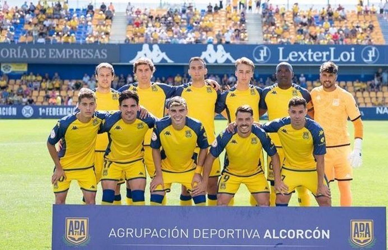 Formación del Alcorcón en su primer partido en casa