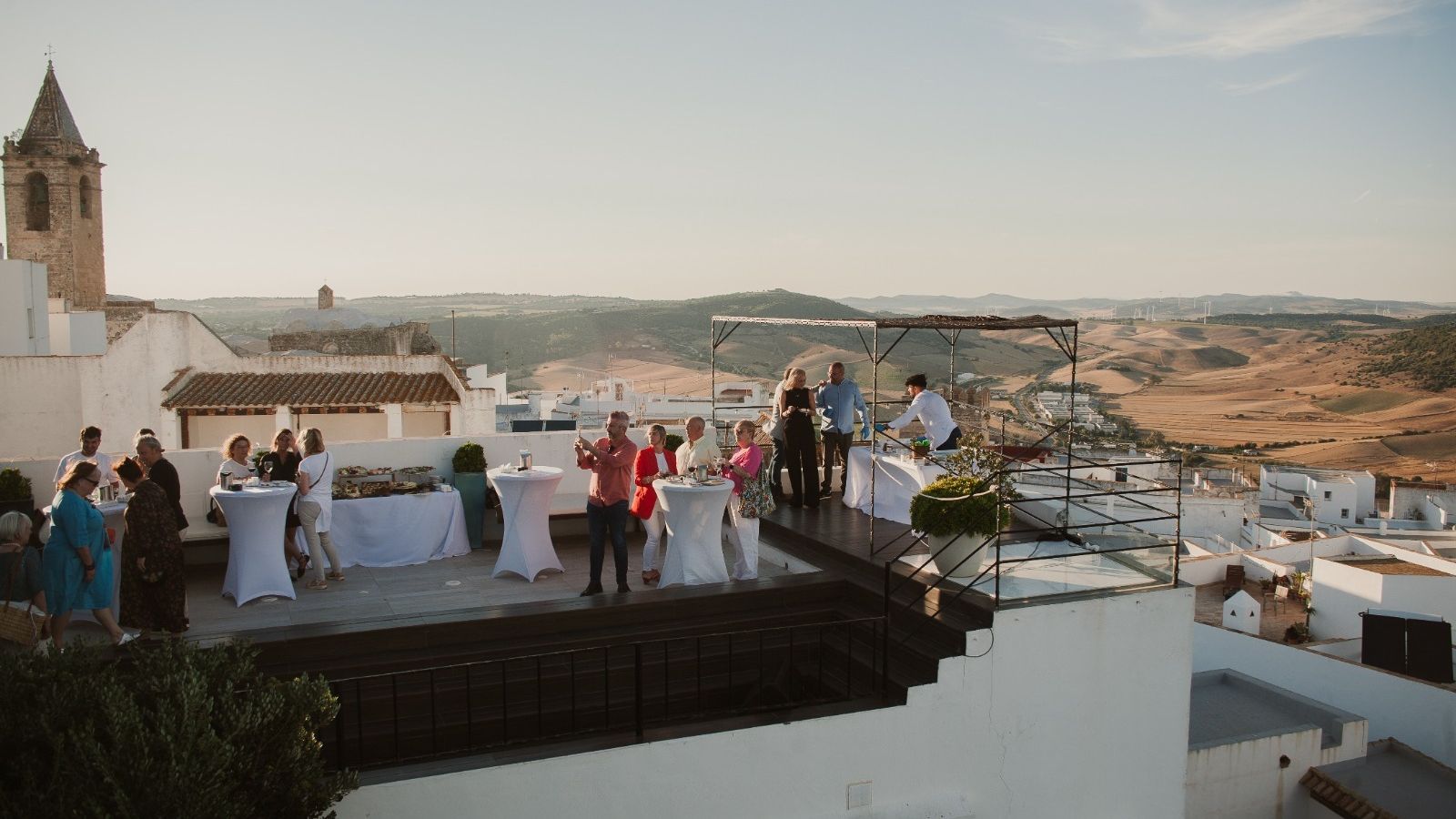Impresionantes vistas desde la terraza.
