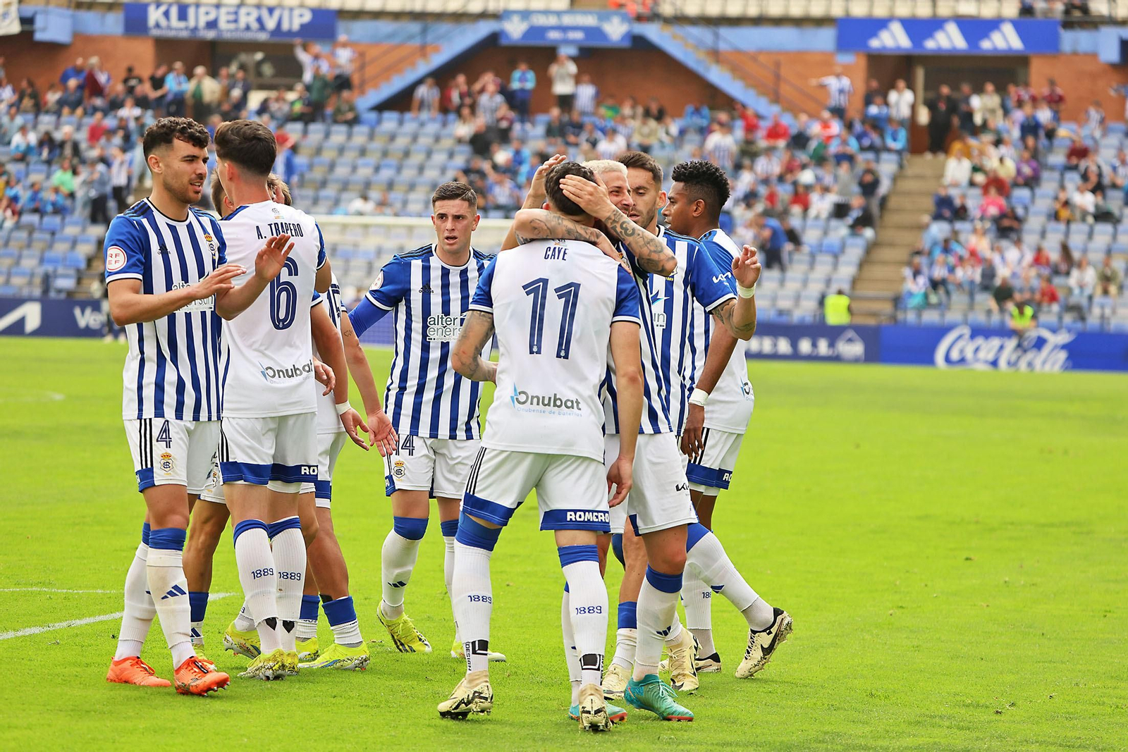 Imágenes del encuentro entre el Recreativo de Huelva y la AD Mérida