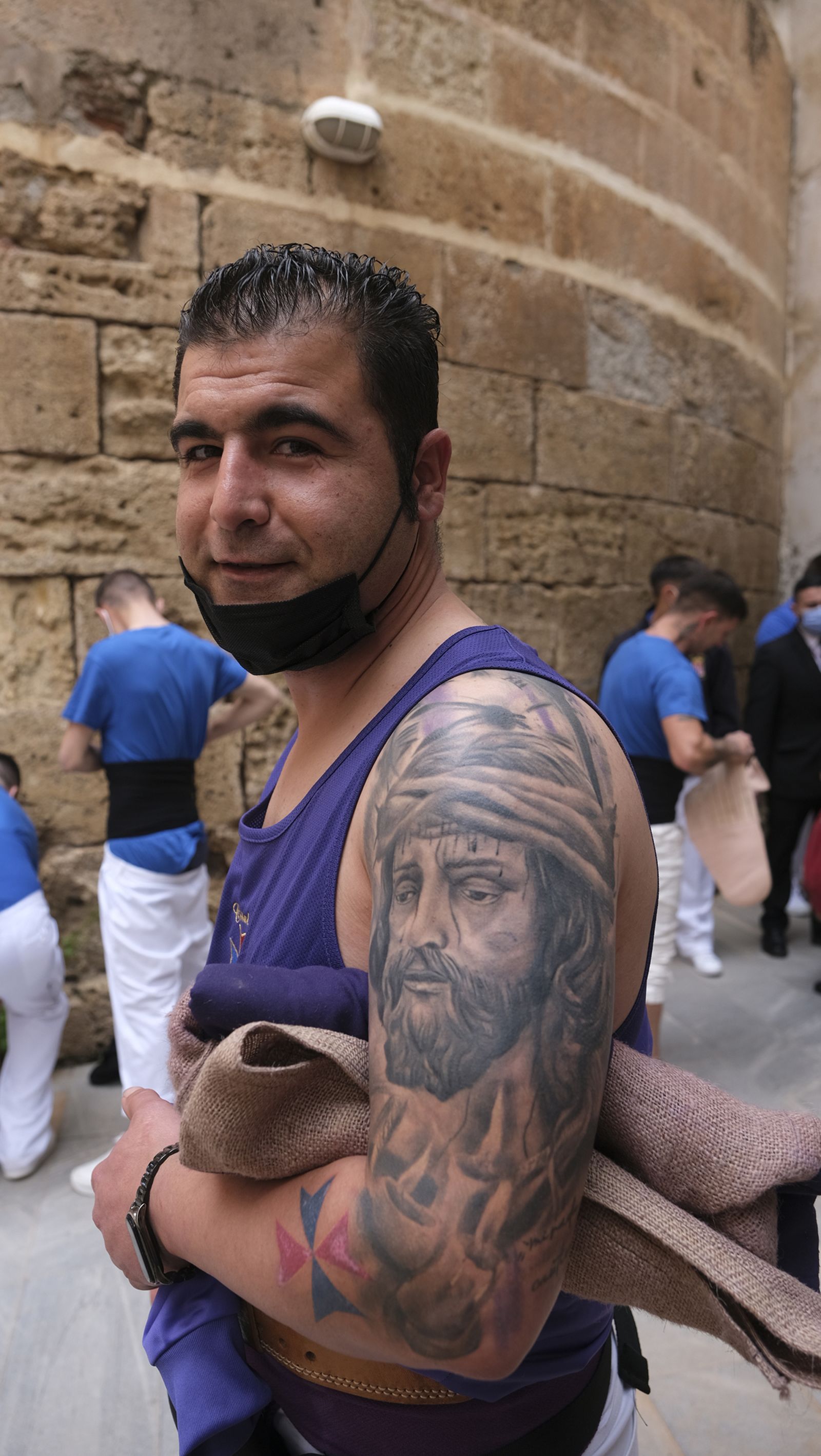 Procesión de Prendimiento en Almería, en imágenes