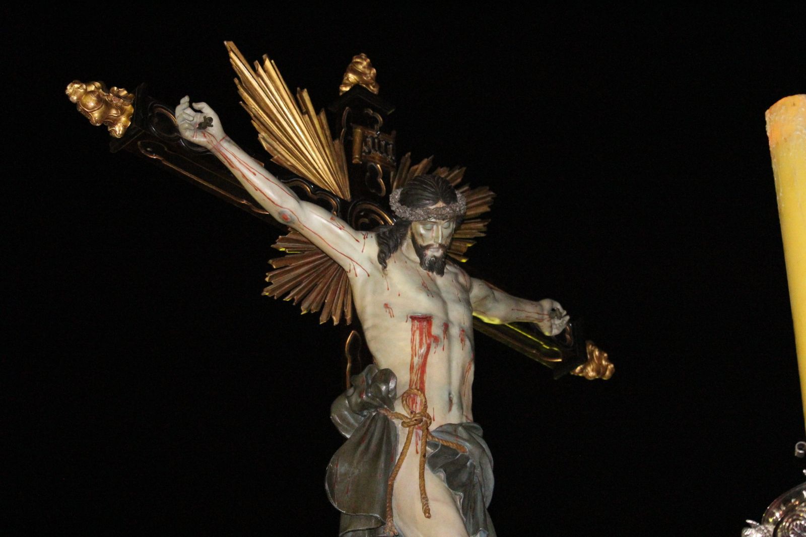 Imágenes de la procesión del Jueves Santo en Vera