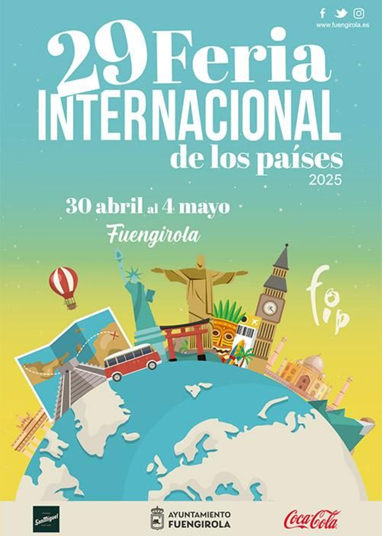 Cartel promocional de la XXIX Feria Internacional de los Países