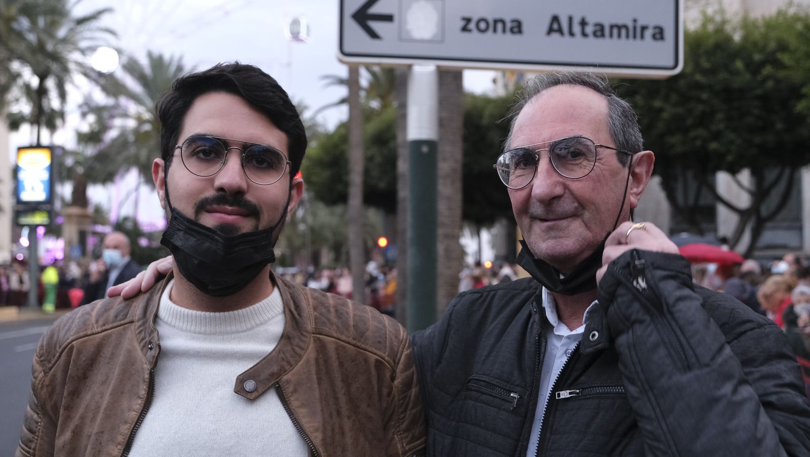 Procesión del Encuentro en Almería, en imágenes.
