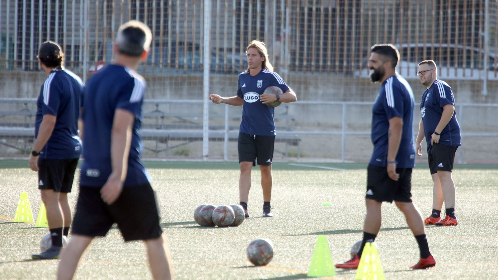 Primer entrenamiento del Xerez CD en el campo de La Granja