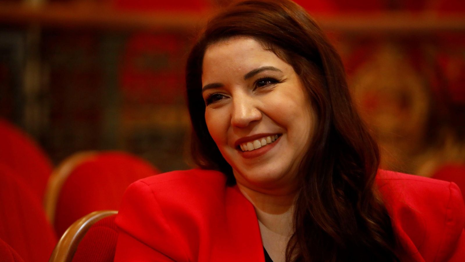 Lucía Tavira, durante la entrevista.