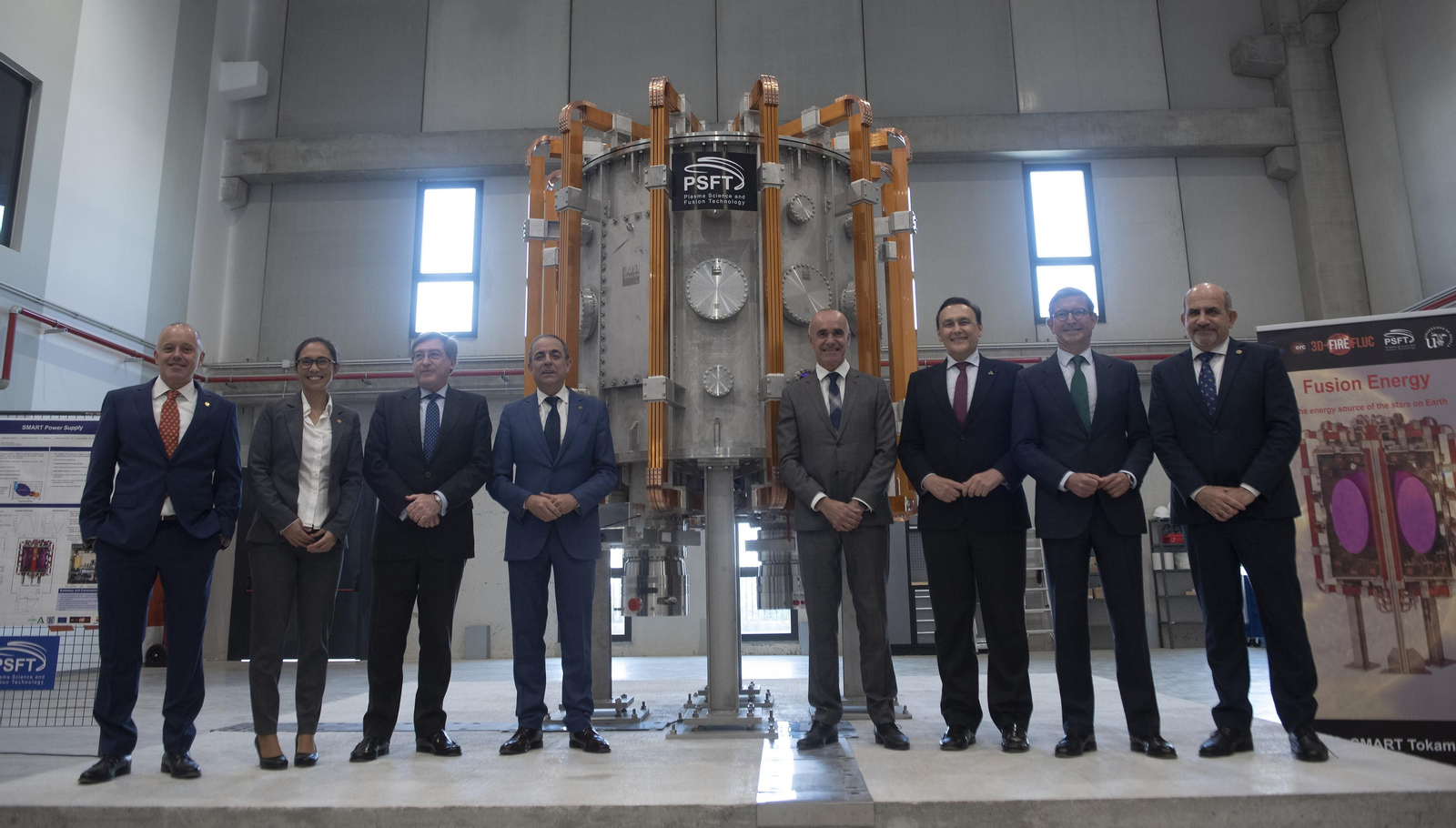 Imágenes de la presentación de Tokamak Smart