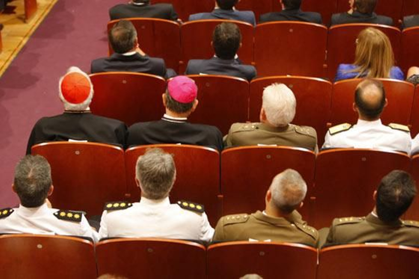 Imagen de algunos de los asistentes al acto.

Foto: Julio Gonzalez