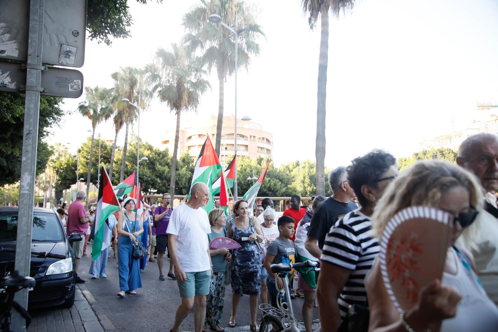 Imágenes de la manifestación en Almería por el genocidio en Palestina