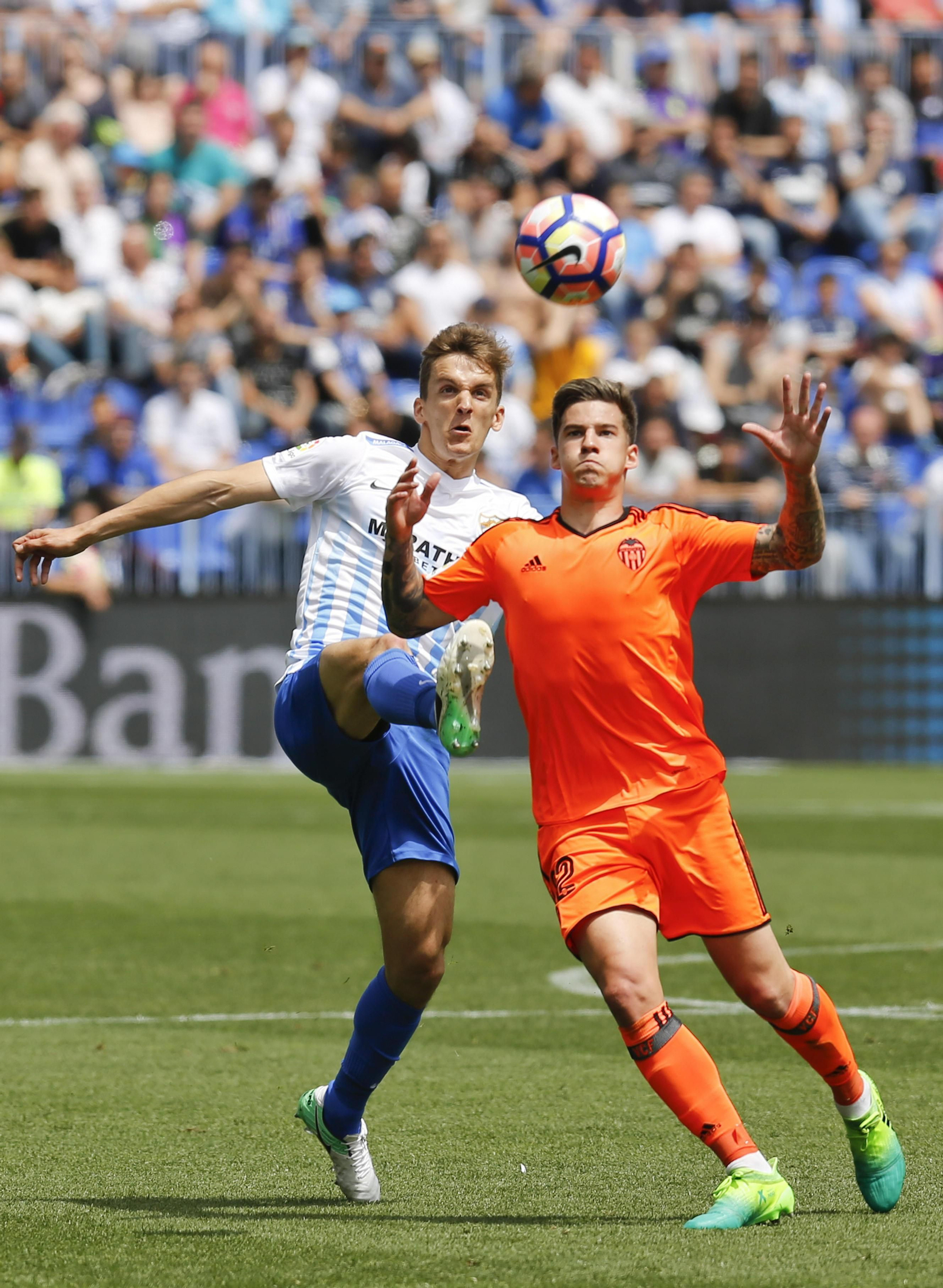 Las imágenes del Málaga-Valencia