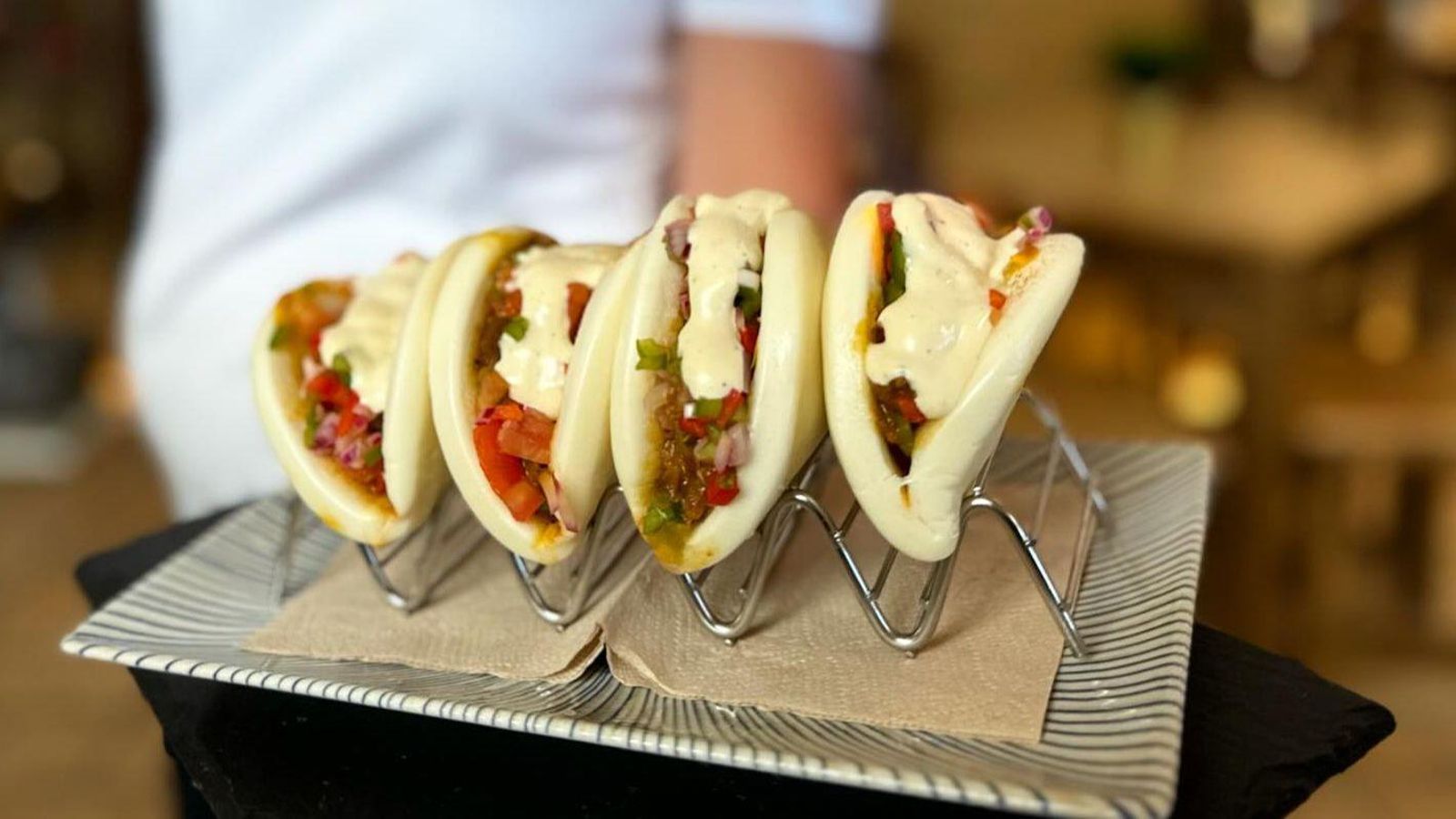 Pan bao de carrillada ibérica