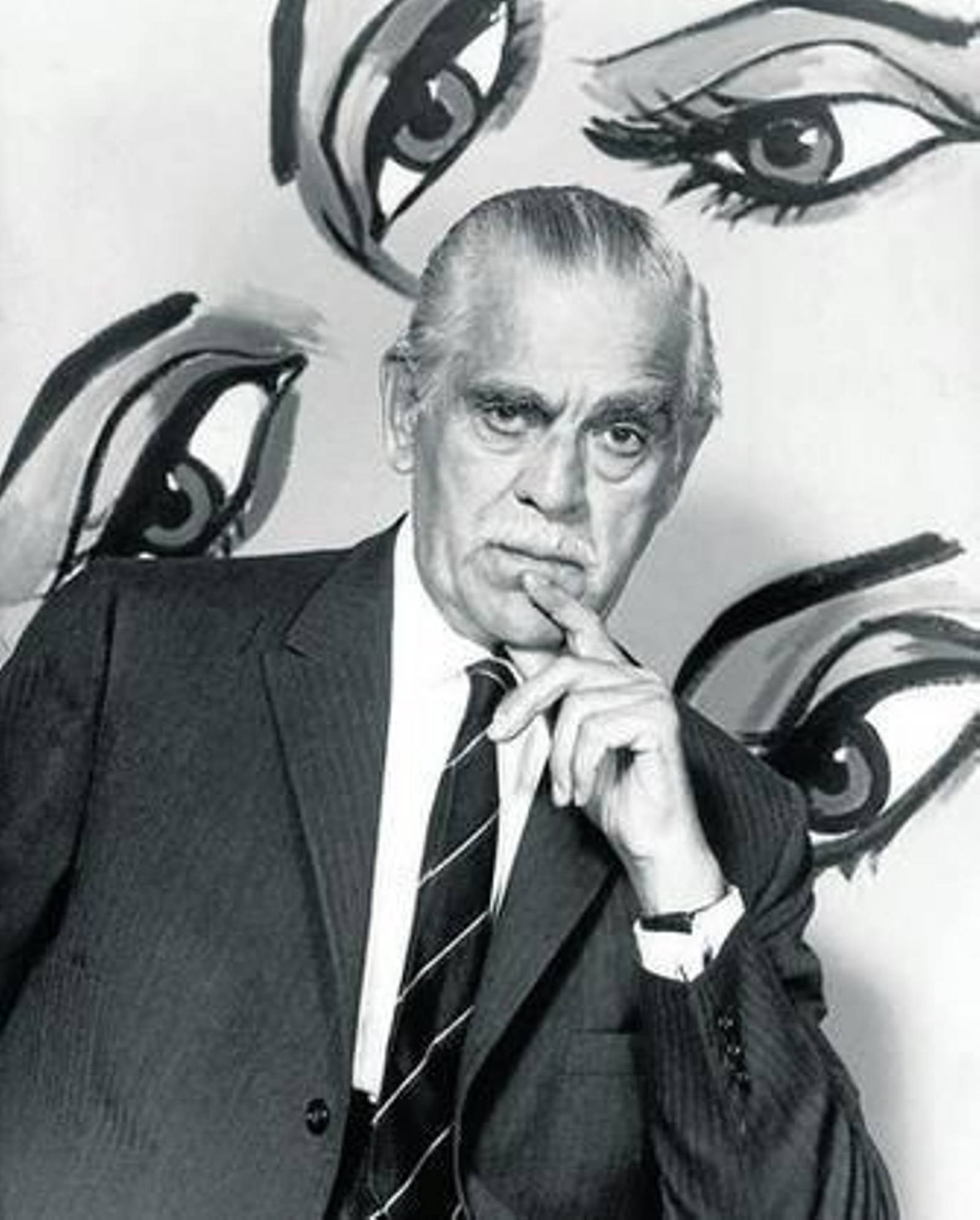 El actor Boris Karloff.