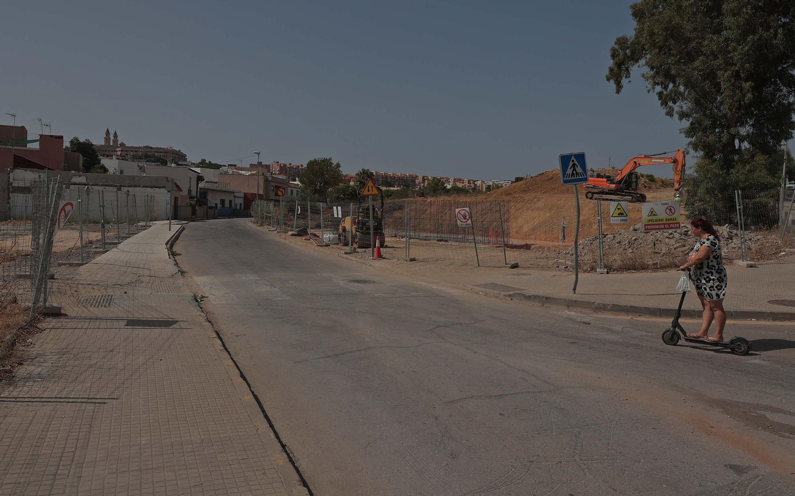 Fotos de las obras del Acceso Sur a Algeciras en La Juliana