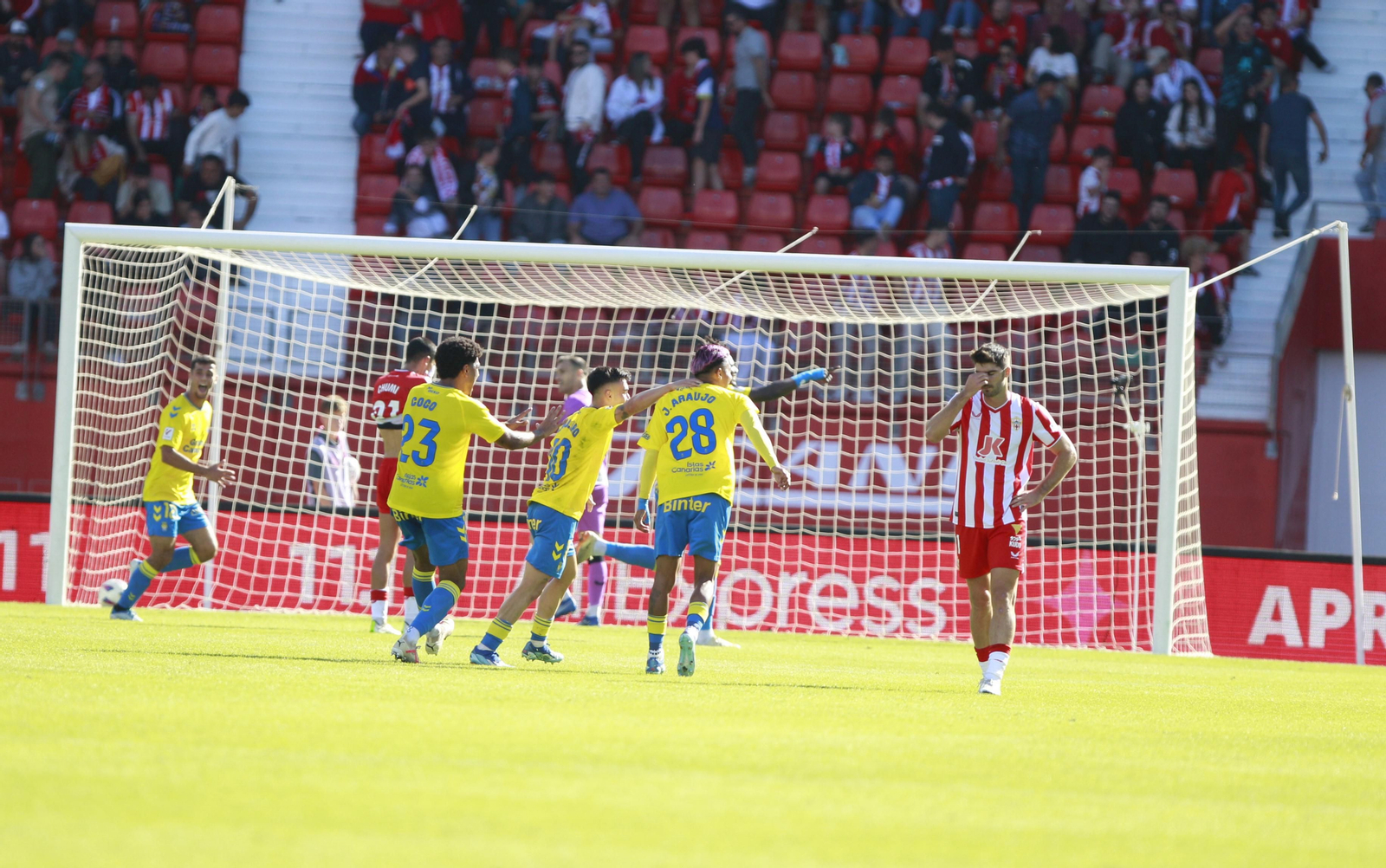 Imágenes del partido U.D. Almería-U.D. Las Palmas