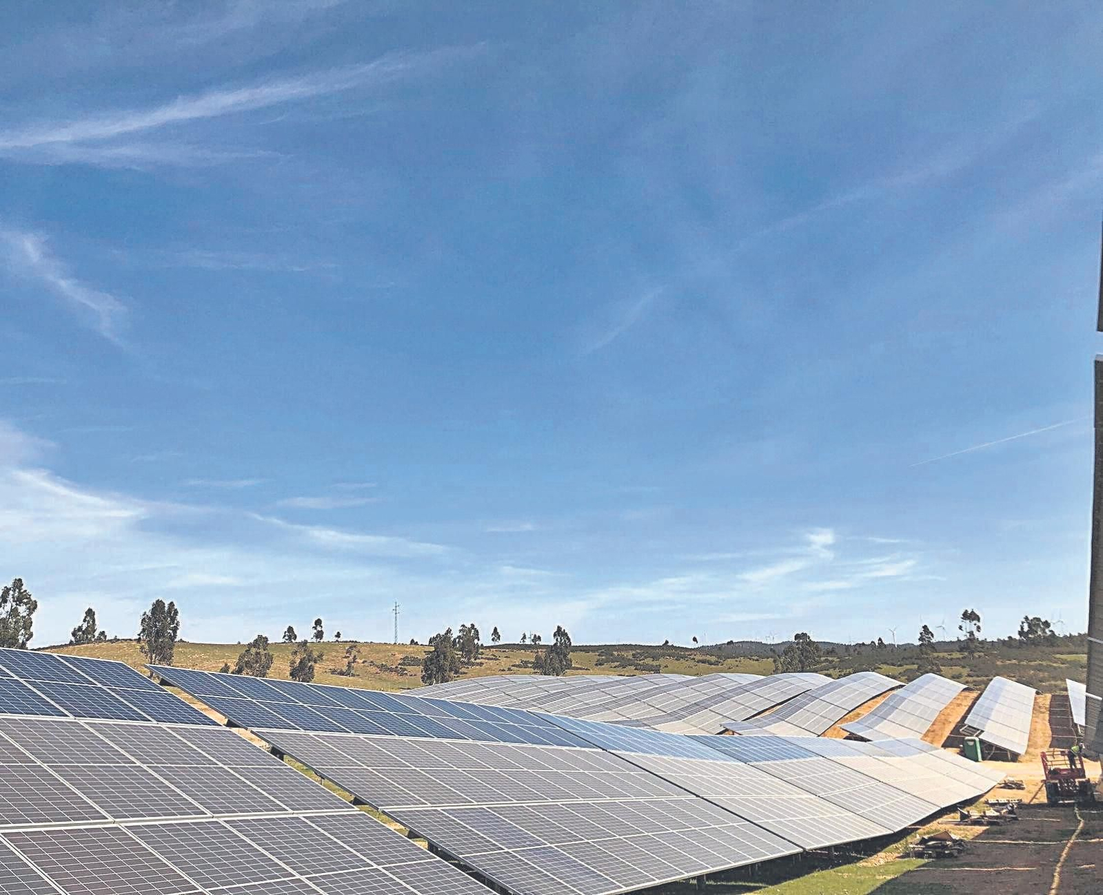 Planta Fotovoltaica de Iberdrola en el Campo de Andévalo. Planta Fotovoltaica de Iberdrola en el Campo de Andévalo.