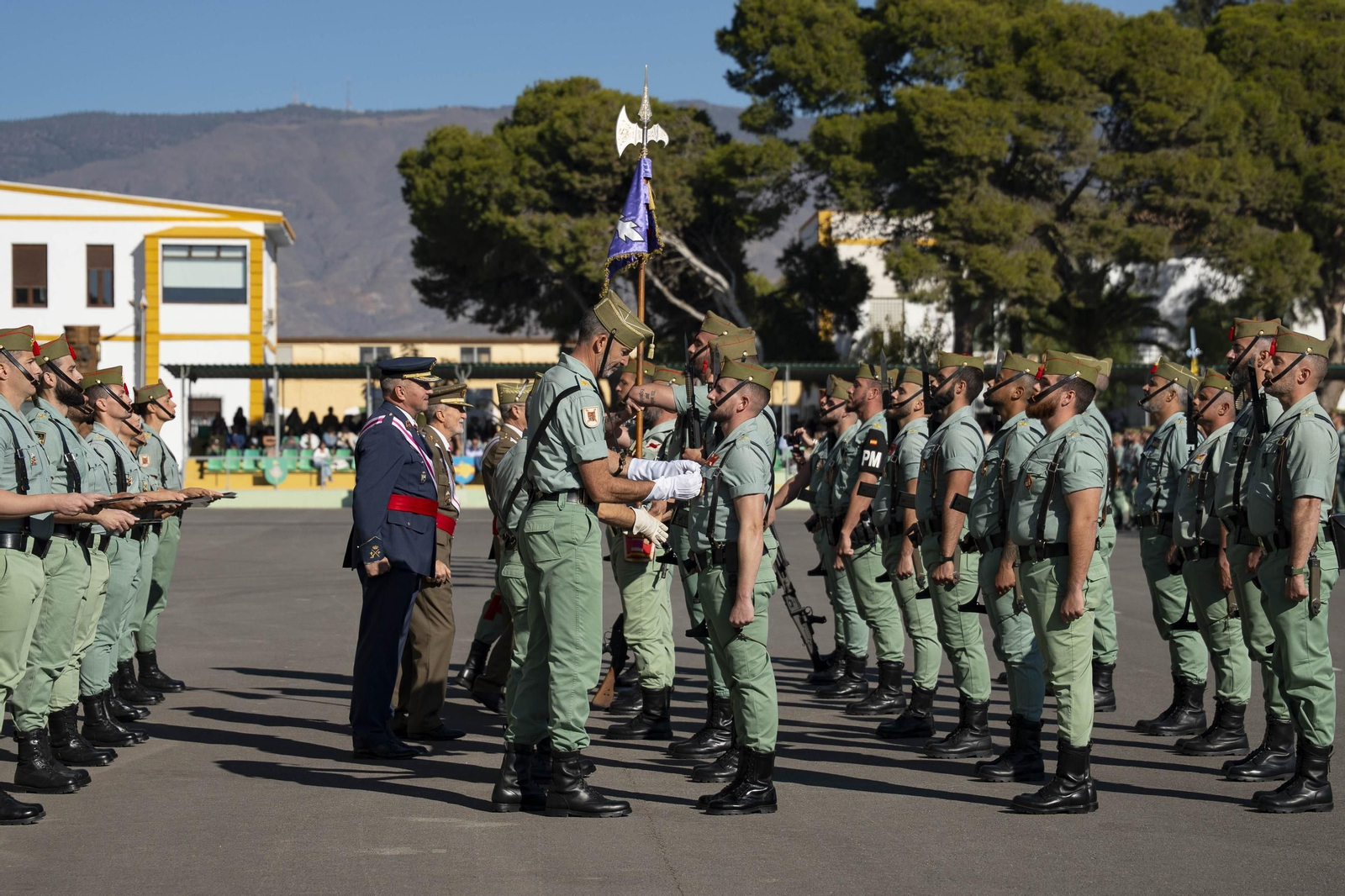 Así conmemora el día de la Inmaculada Concepción la Brigada de la Legión en Almería y despide al contingente que parte a Eslovaquia