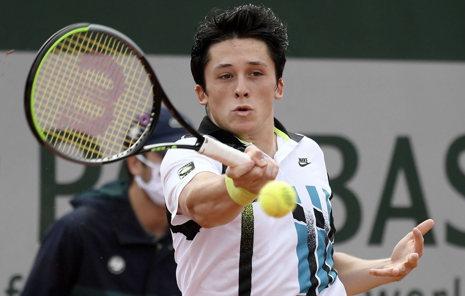 Las fotos de la victoria de Davidovich sobre Mayot en Roland Garros