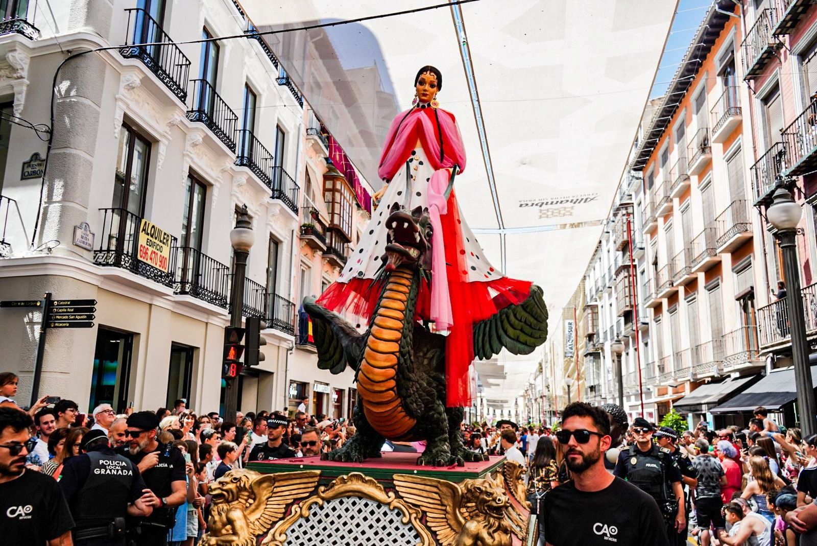 Las mejores fotos de La Tarasca de Granada 2024