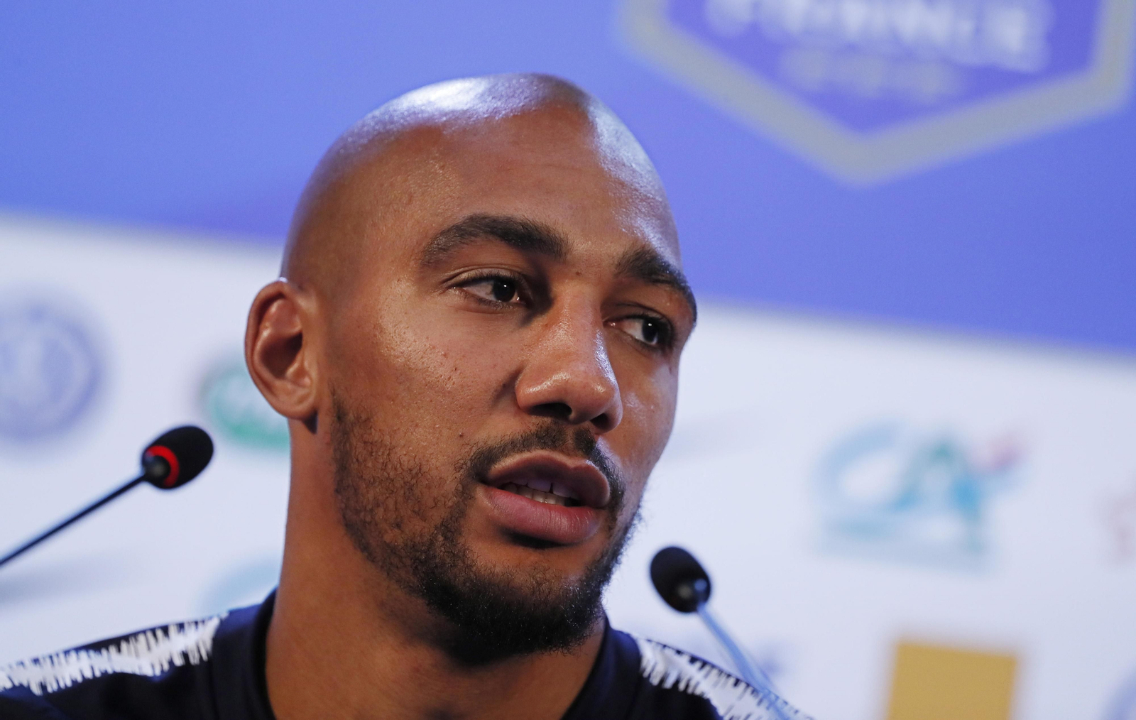 N'Zonzi, en una rueda de prensa.