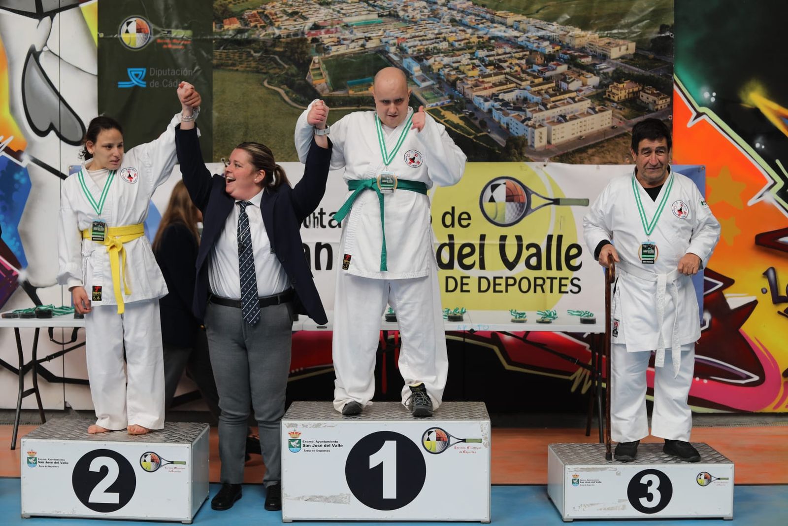 Los mejores momentos de la Escuela de Nihon Tai-Jitsu del Club Nazaret en el Andaluz