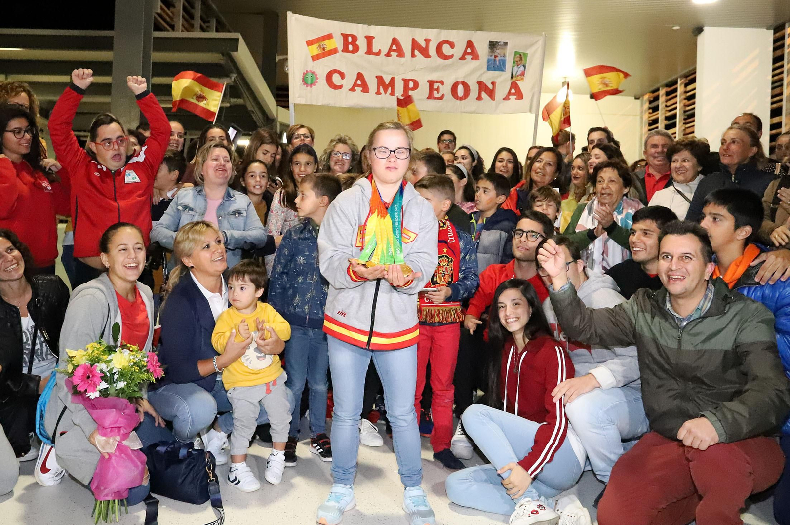 Blanca Betanzos  logró cinco medallas de oro en los Mundiales para personas con discapacidad intelectual.