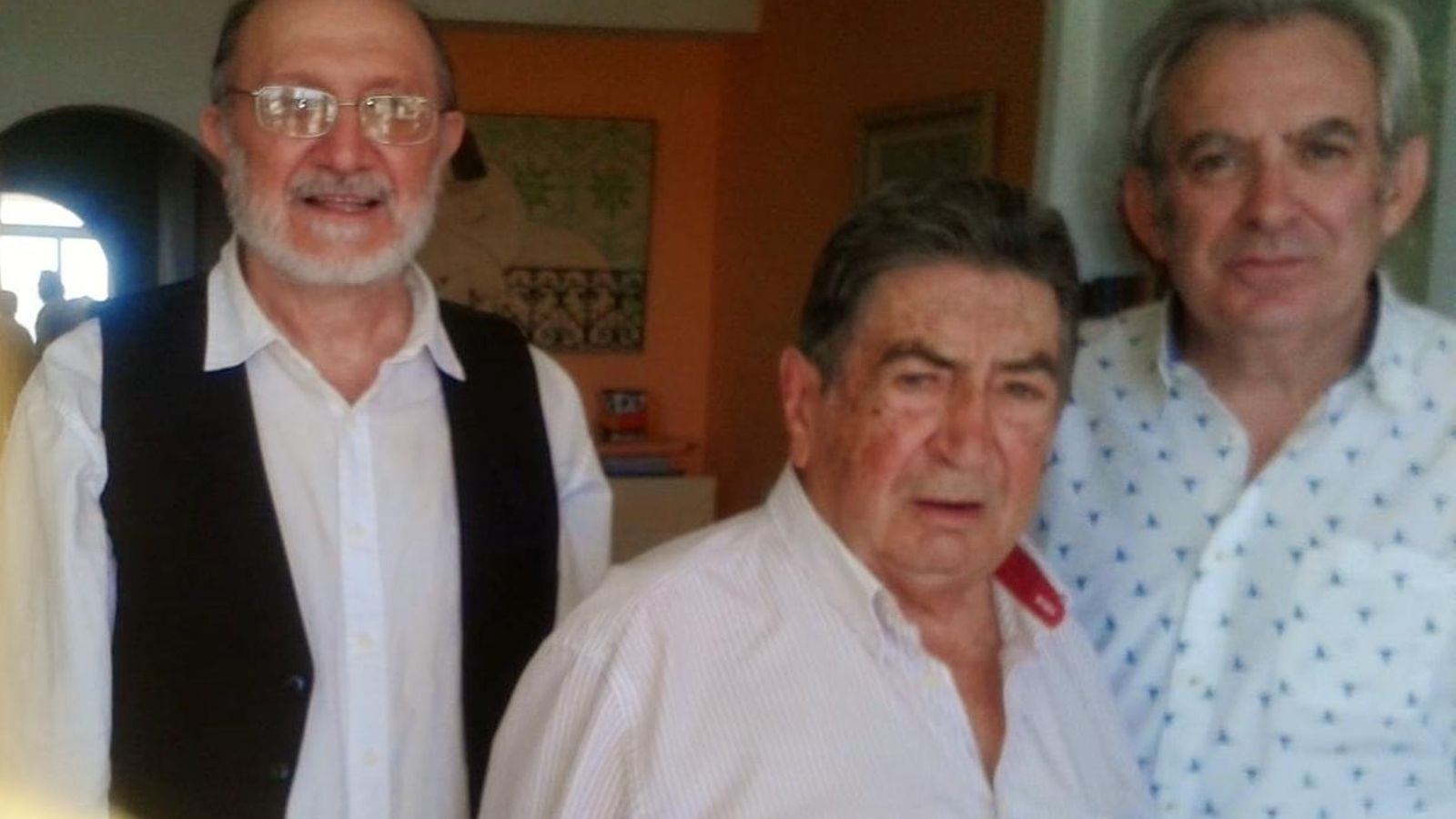 Con lo fotógrafos Enamoneta y Ricardo Martín Morales.