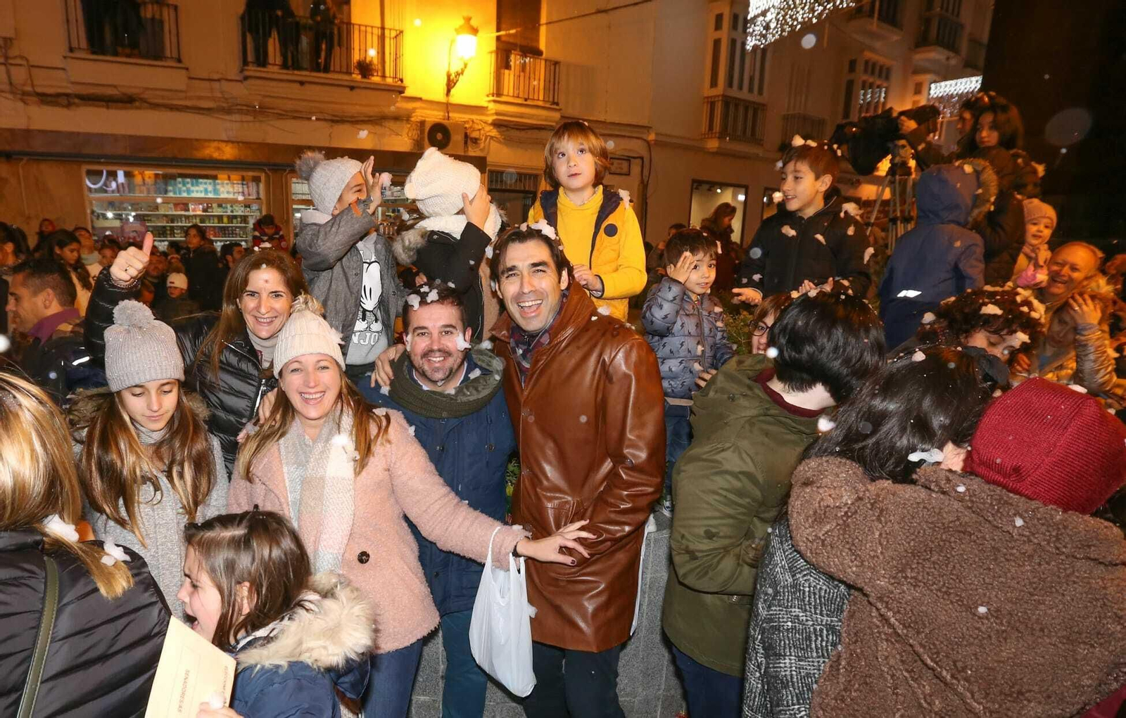 Nevada artificial en Chiclana