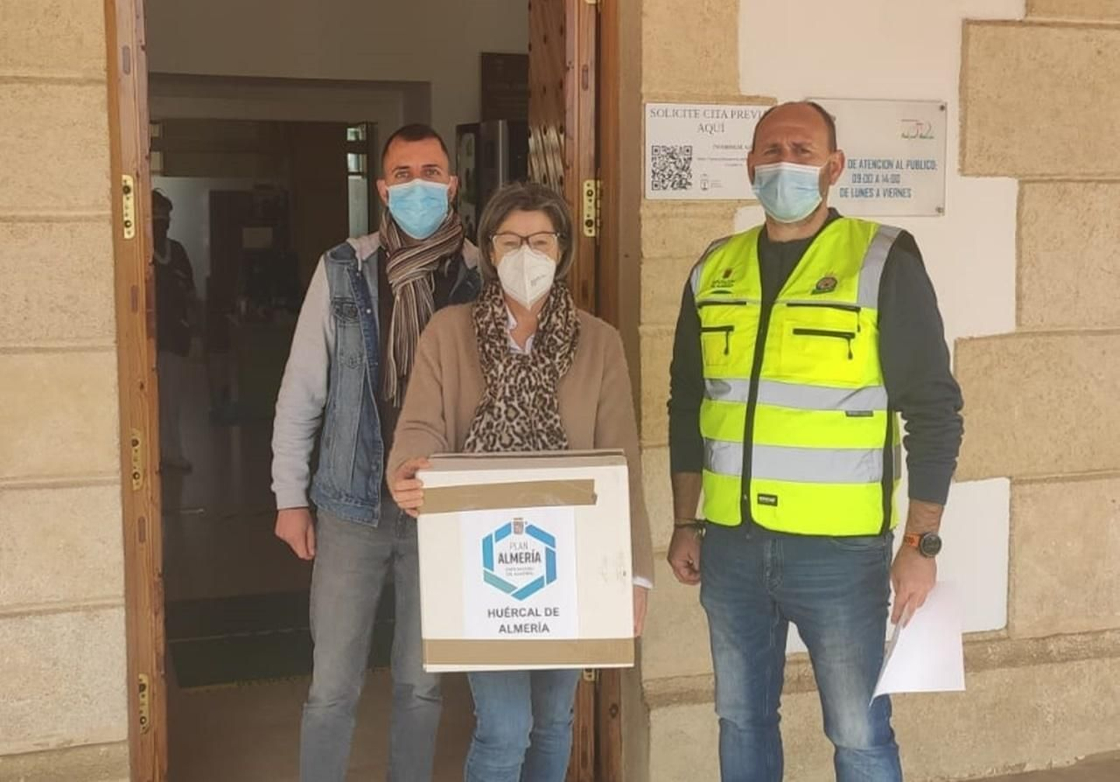 Huércal repartirá 35.000 mascarillas a partir de este miércoles para los vecinos del municipio