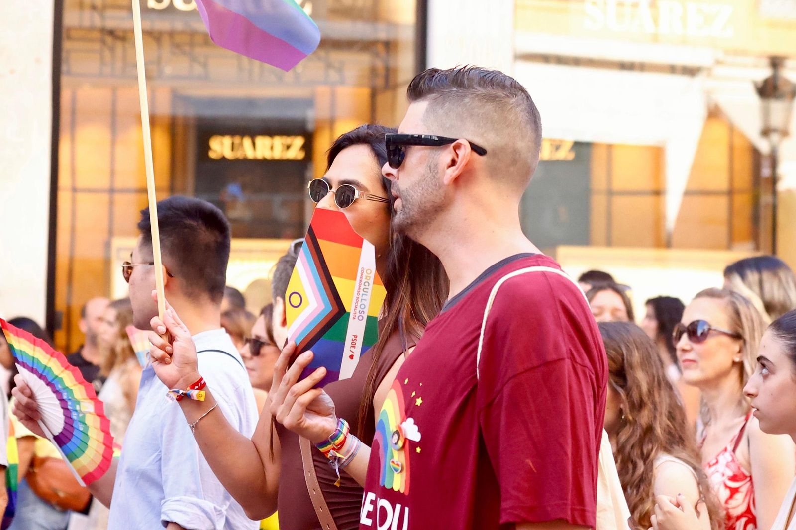 La manifestación en Málaga por el Día del Orgullo, en fotos