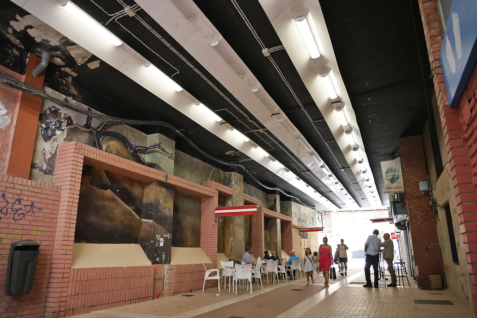Pasaje Antonio Machado, punto de unión entre La Merced y el centro de la ciudad