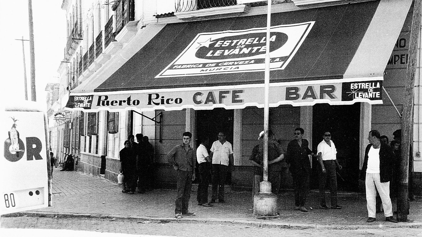 El Bar Puerto Rico, local emblemático de la ciudad durante la época de la estancia de Tico Medina