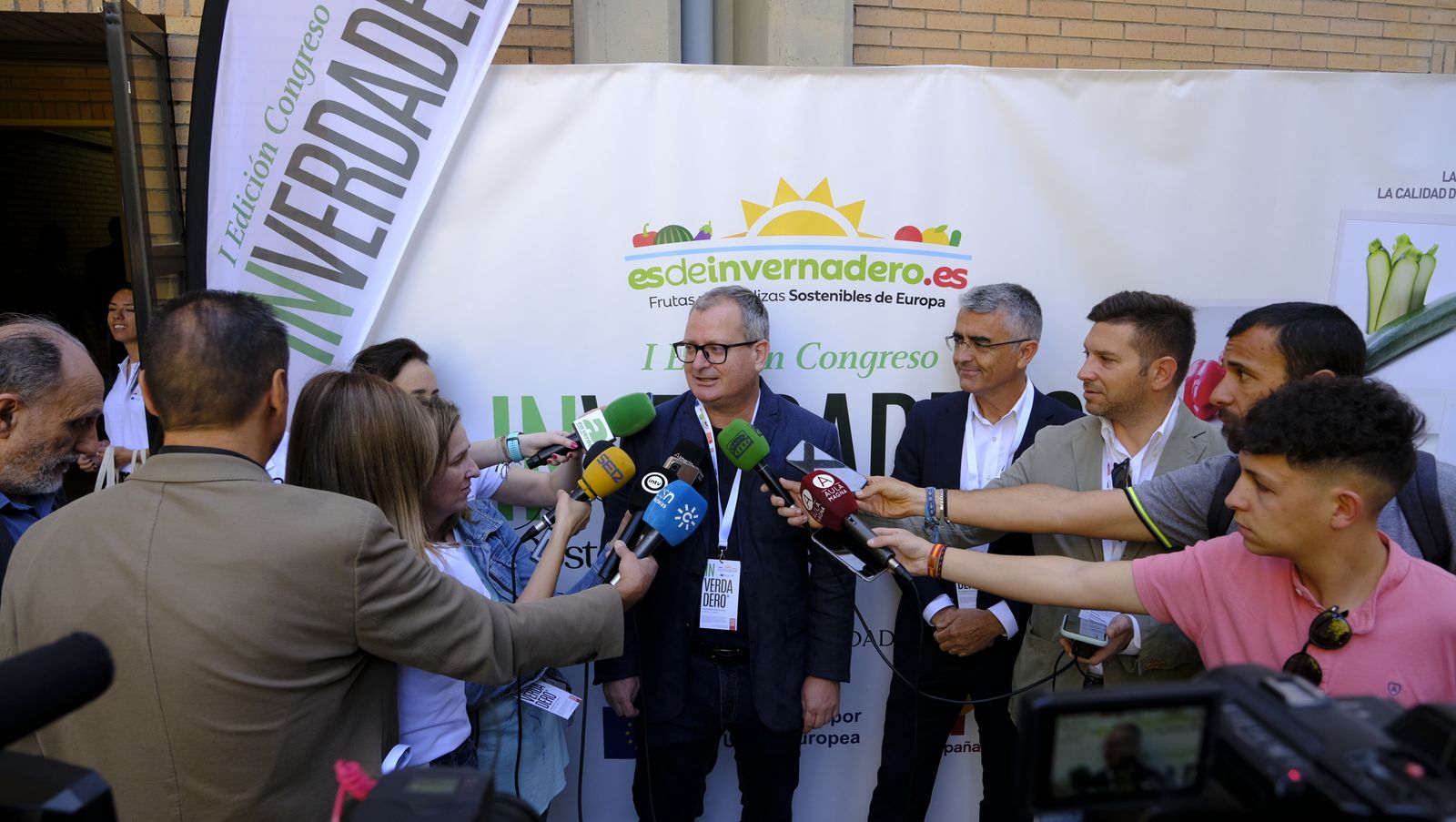 Imágenes de las jornadas sobre invernaderos de Hortispaña en la Universidad de Almería