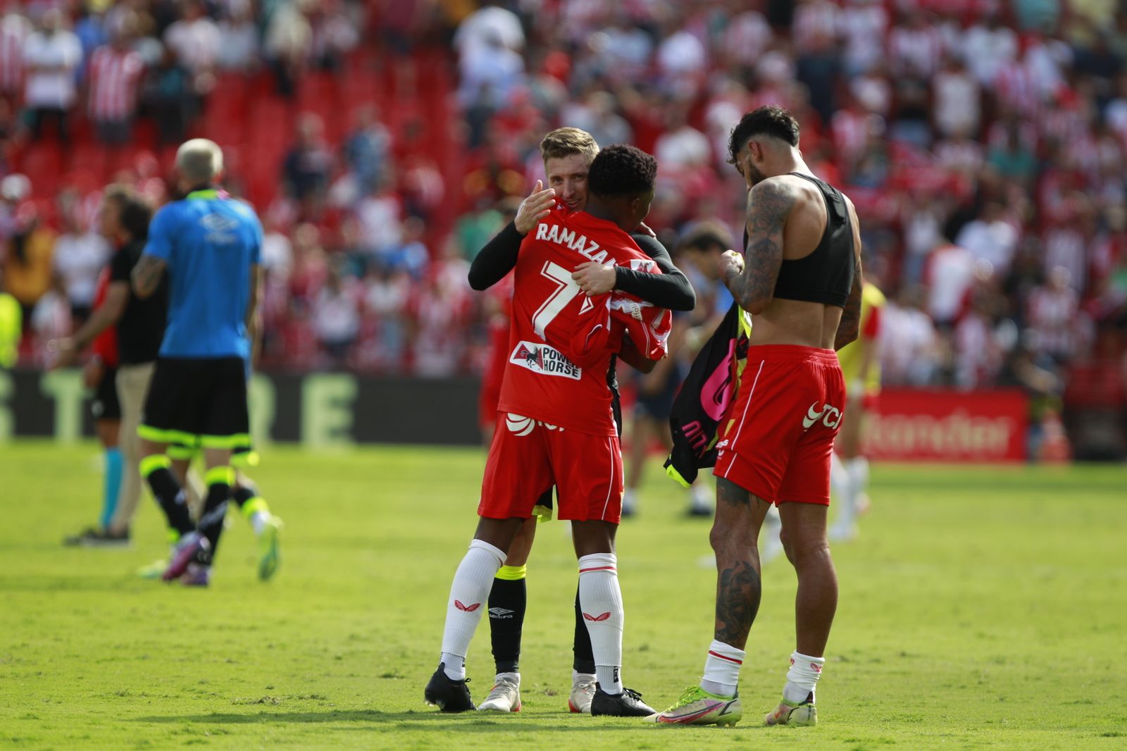 Imágenes de la U.D. Almería-Rayo Vallecano