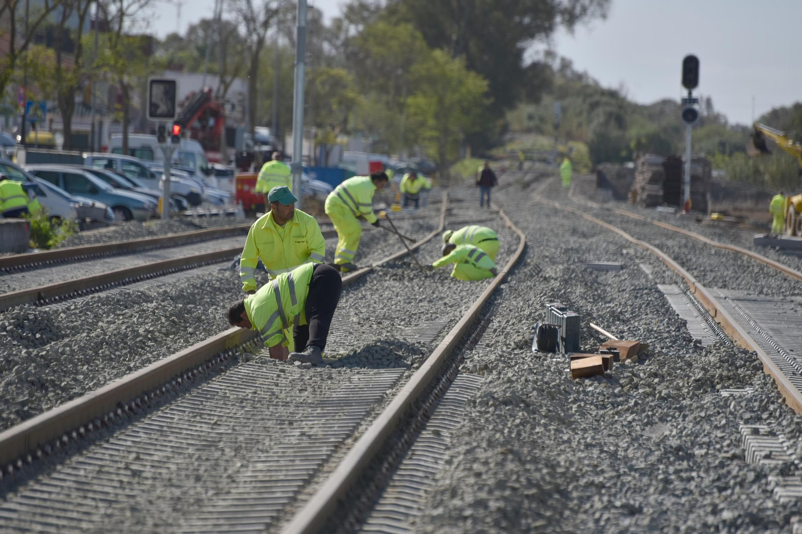 Obras de mejora en la Algeciras-Bobadilla.