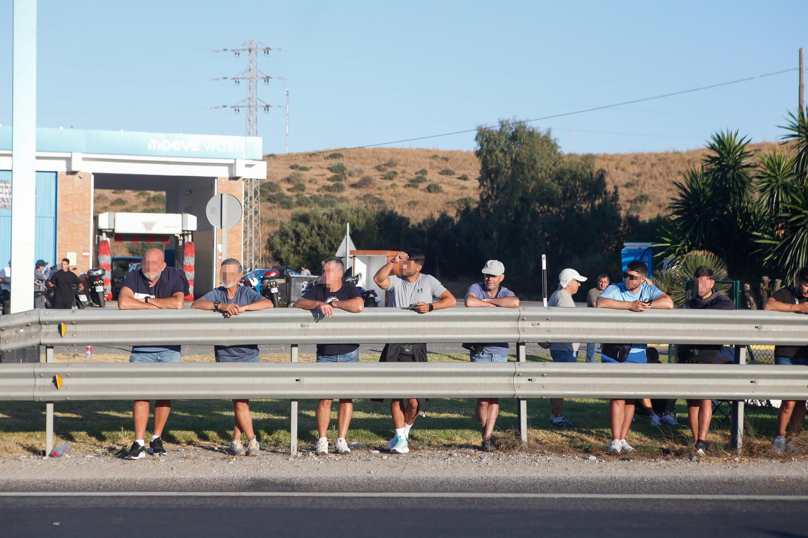 Fotos de la jornada del jueves de la huelga del metal en el Campo de Gibraltar