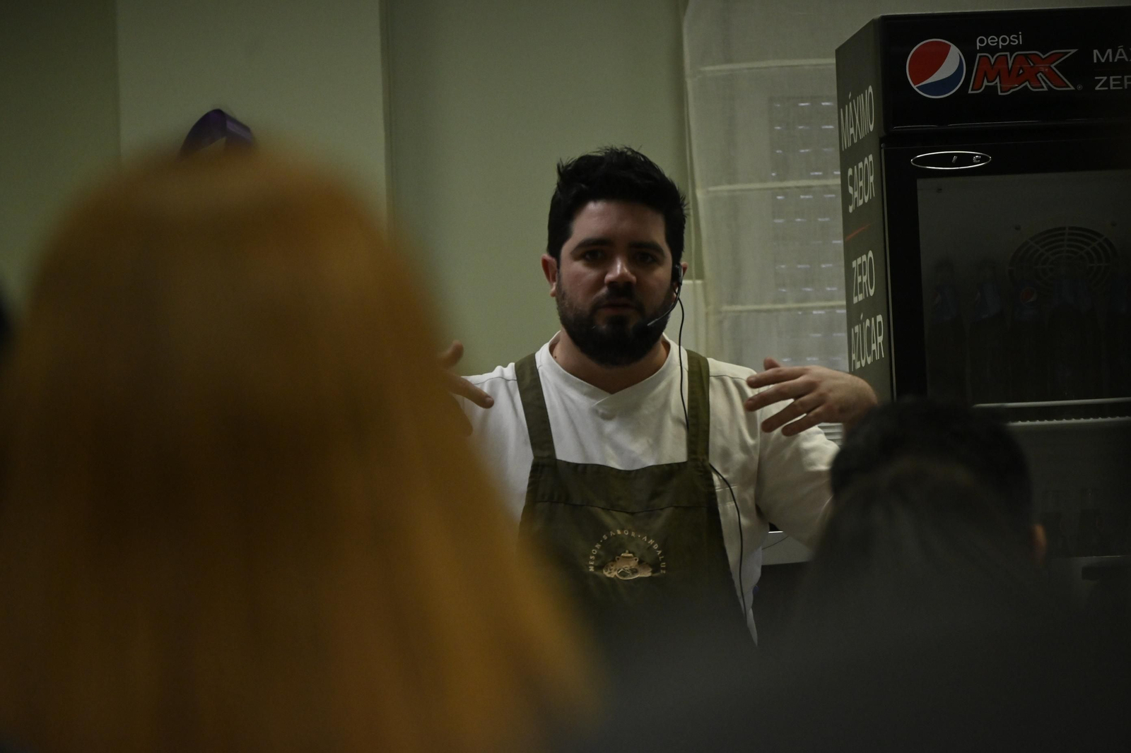 Jornada de cocineros en la Escuela de hostelería Virgen de Belén, en imágenes