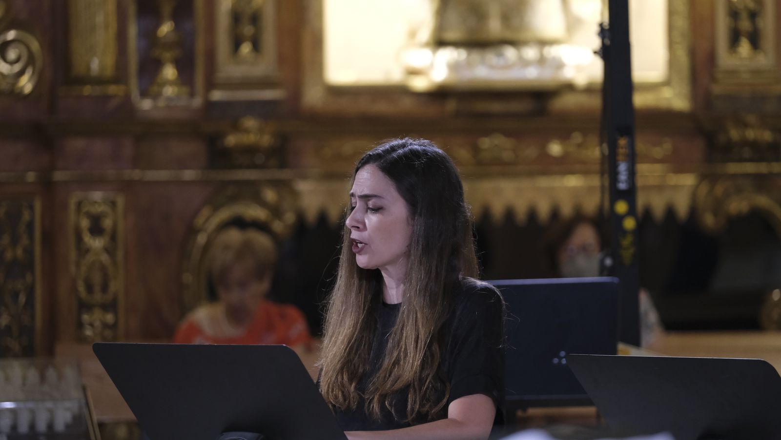 Imágenes de la actuación de Íliber Ensemble y el Coro Tomás Luis de Victoria en el XXI Festival de Música Renacentista y Barroca de Vélez Blanco