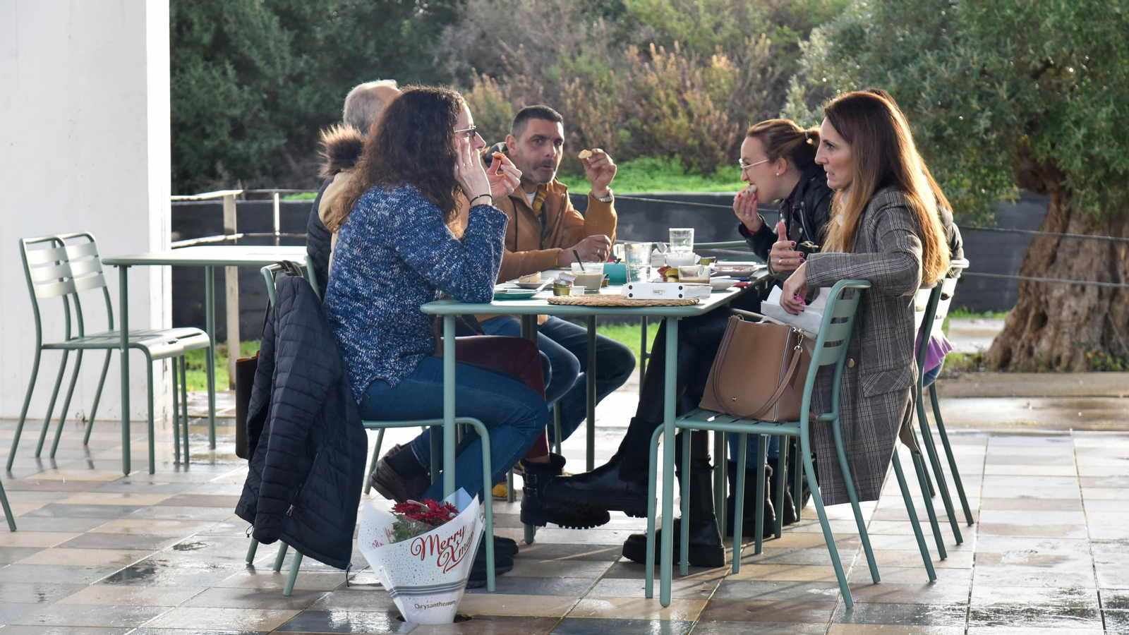 Primer día de la cafeteria del Parque del Centenario