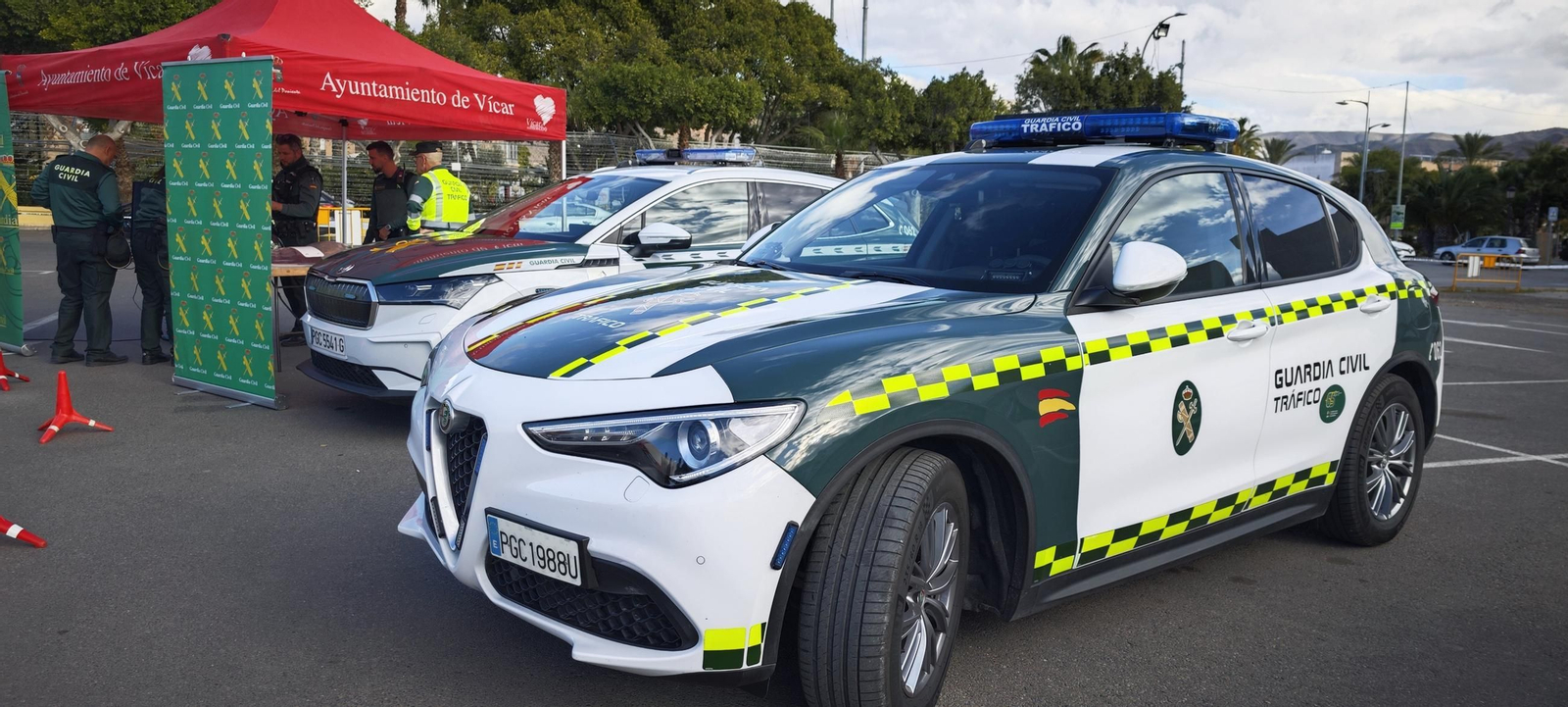 Vícar se convierte en un 'parque temático' de la seguridad para fomentar la prevención