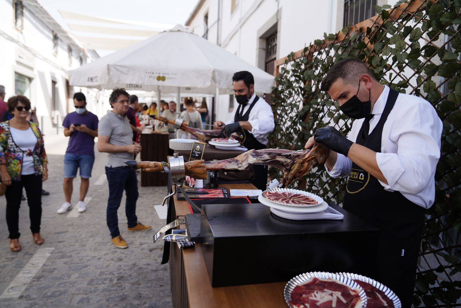 La última jornada de la Feria del Jamón de Villanueva de Córdoba, en fotografías