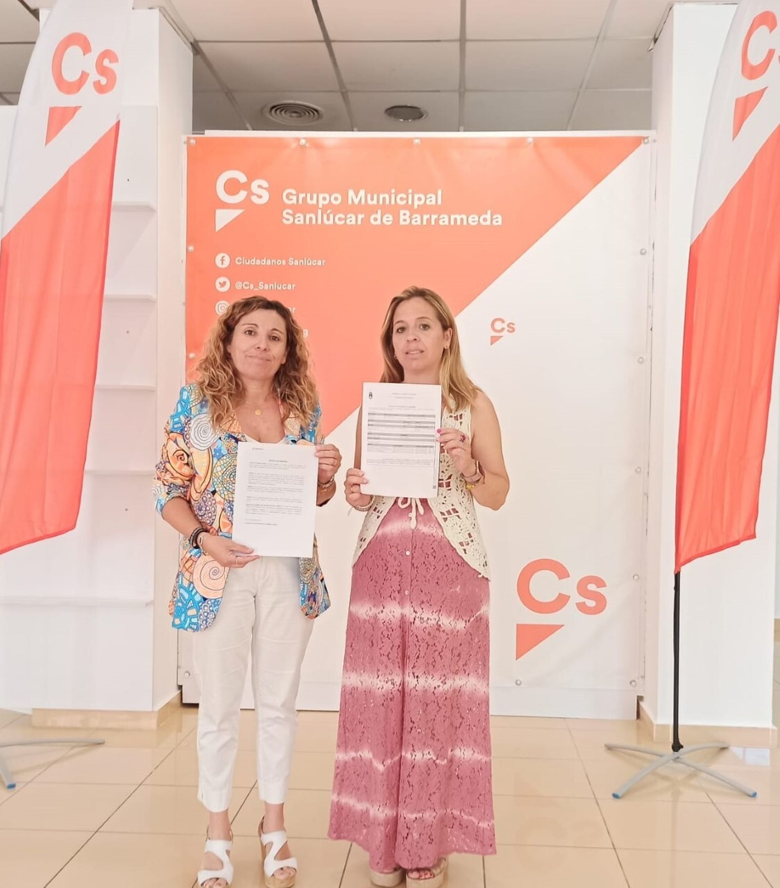 Ana Sumariva y Lucía Rodríguez son ya las únicas concejalas que le quedan a Ciudadanos en Sanlúcar.