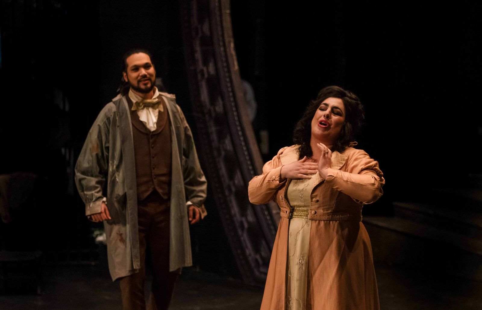 Las imágenes de la ópera 'Tosca' de G. Puccini en el Gran Teatro