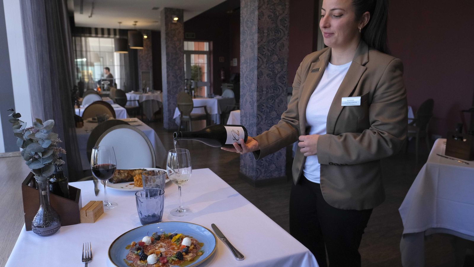 Restaurante Azahar del hotel Catalonia Reina Victoria