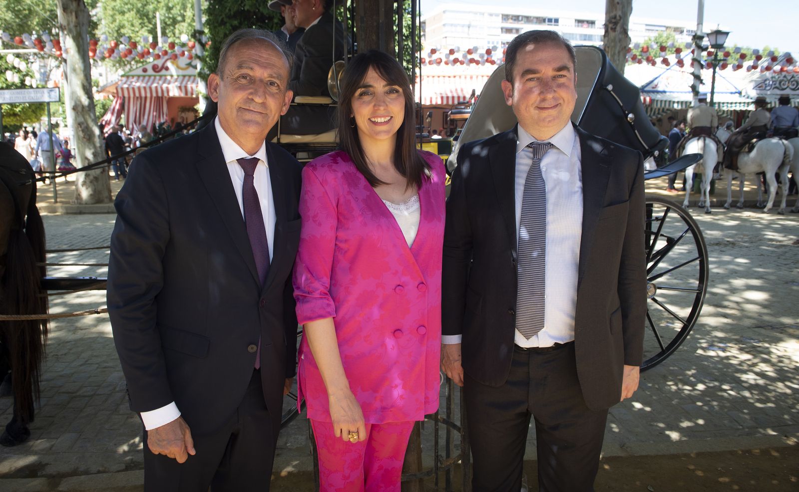 Las imágenes de la recepción en la caseta de Endesa