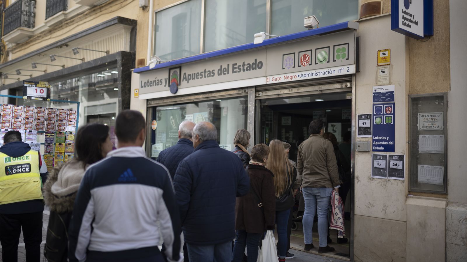 La administración de Loterías más antigua de Huelva, en la calle Rico
