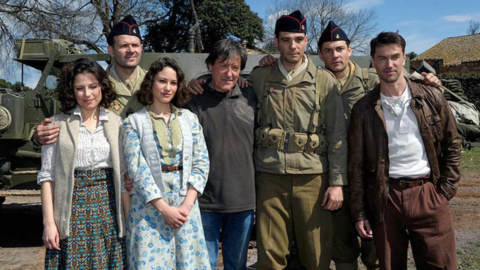 El elenco protagonista de 'Volveremos'