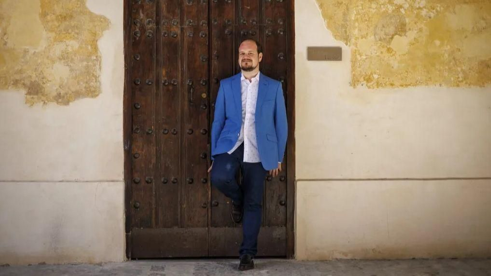 El compositor sevillano Alberto Carretero en la Real Fábrica de Artillería de Sevilla